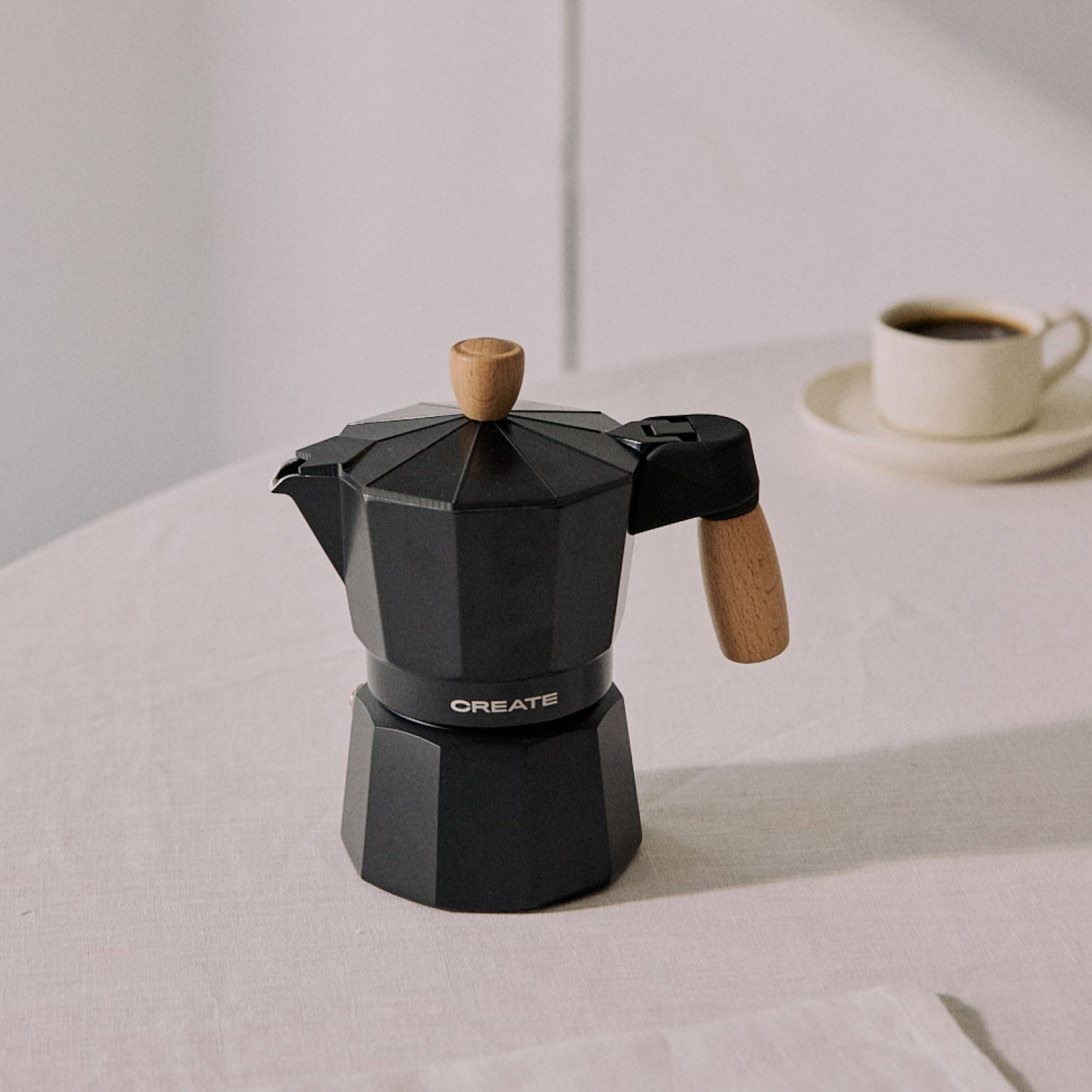 Cafetera italiana | CREATE THERA MOKA RETRO, Negro | MediaMarkt