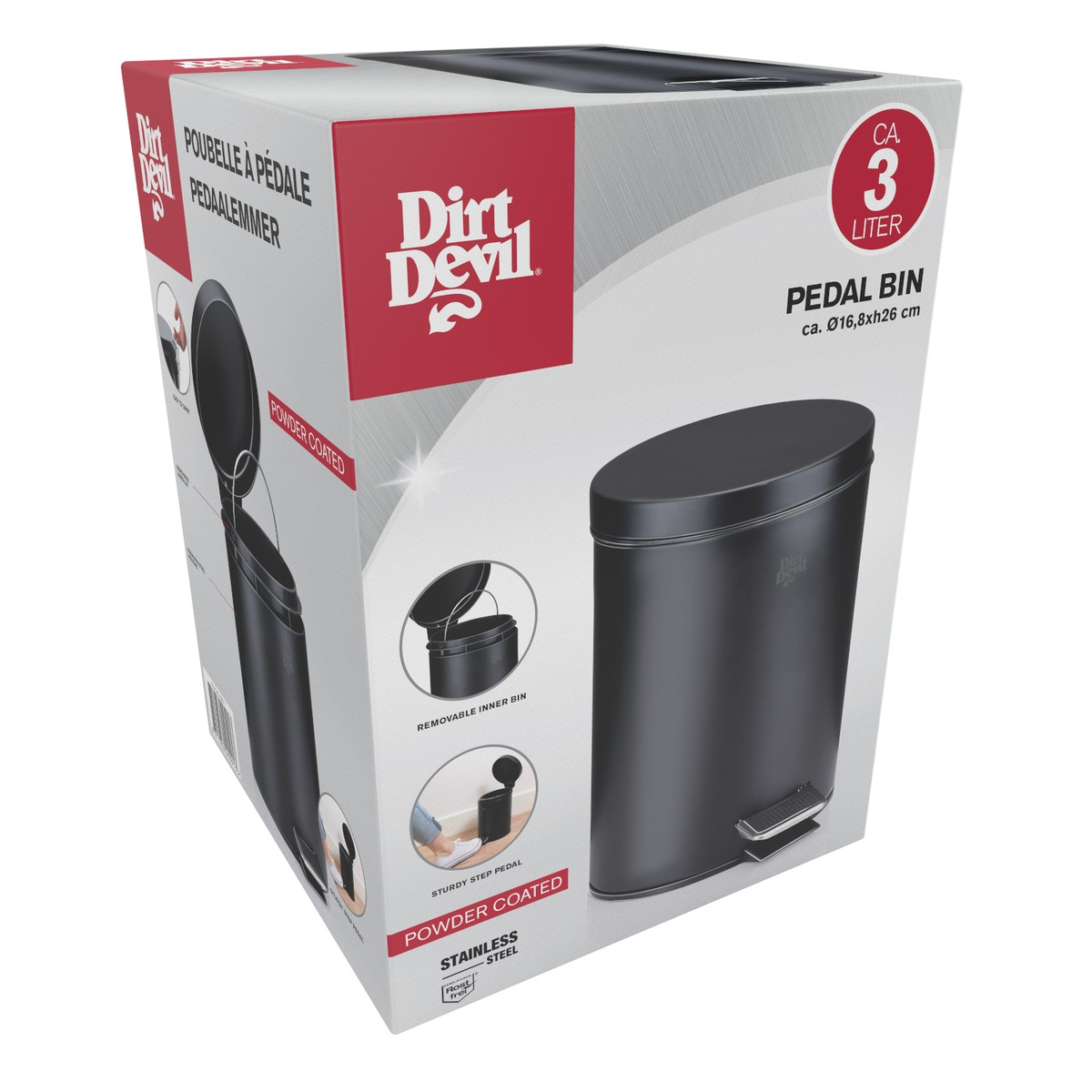DIRT DEVIL MEASC4980/009 Poubelle