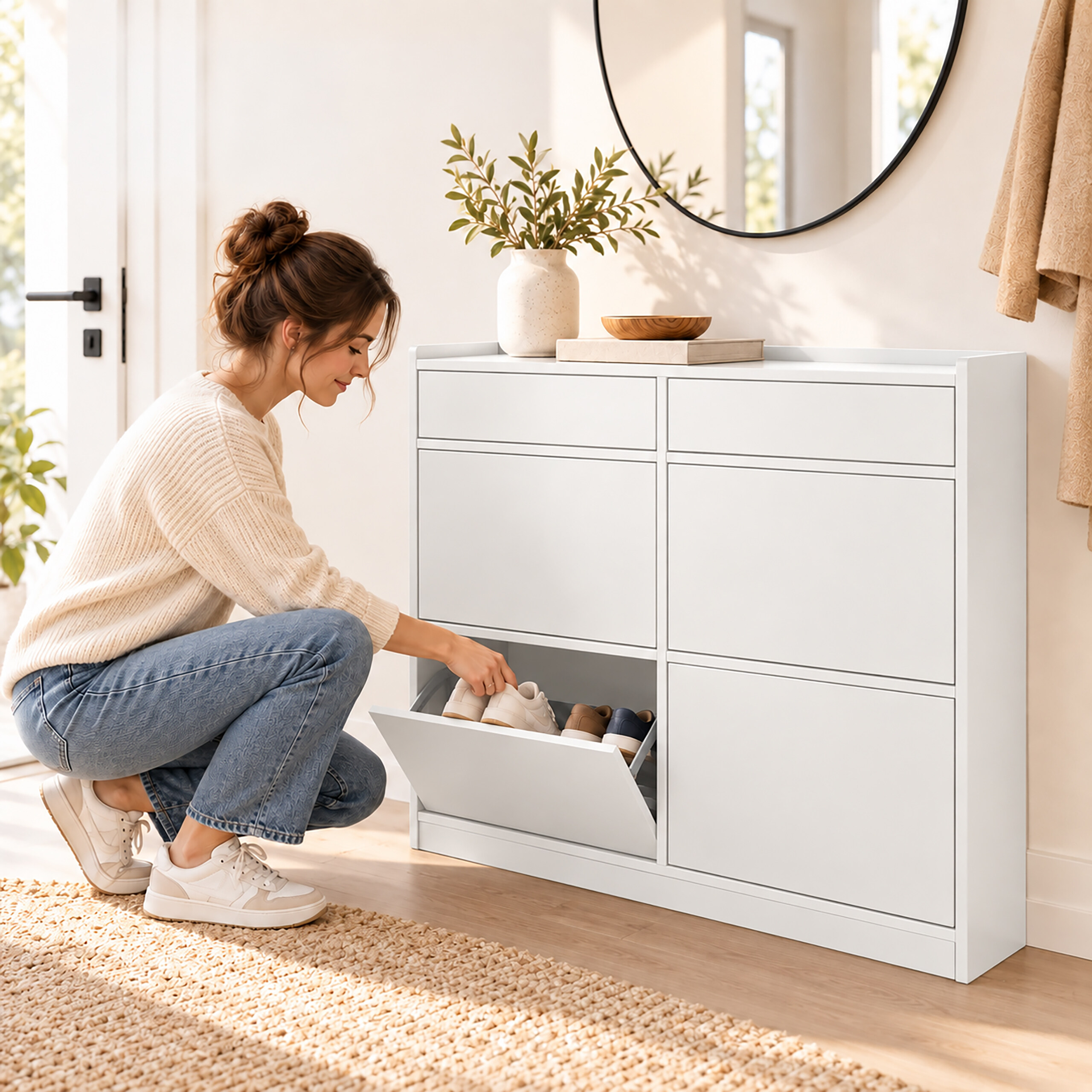 RELAXDAYS Kippschrank Schuhschrank