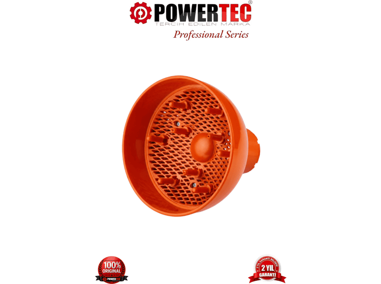 POWERTEC Difüzör Powertec Fön Uyumlu Vigo Başlık Turuncu