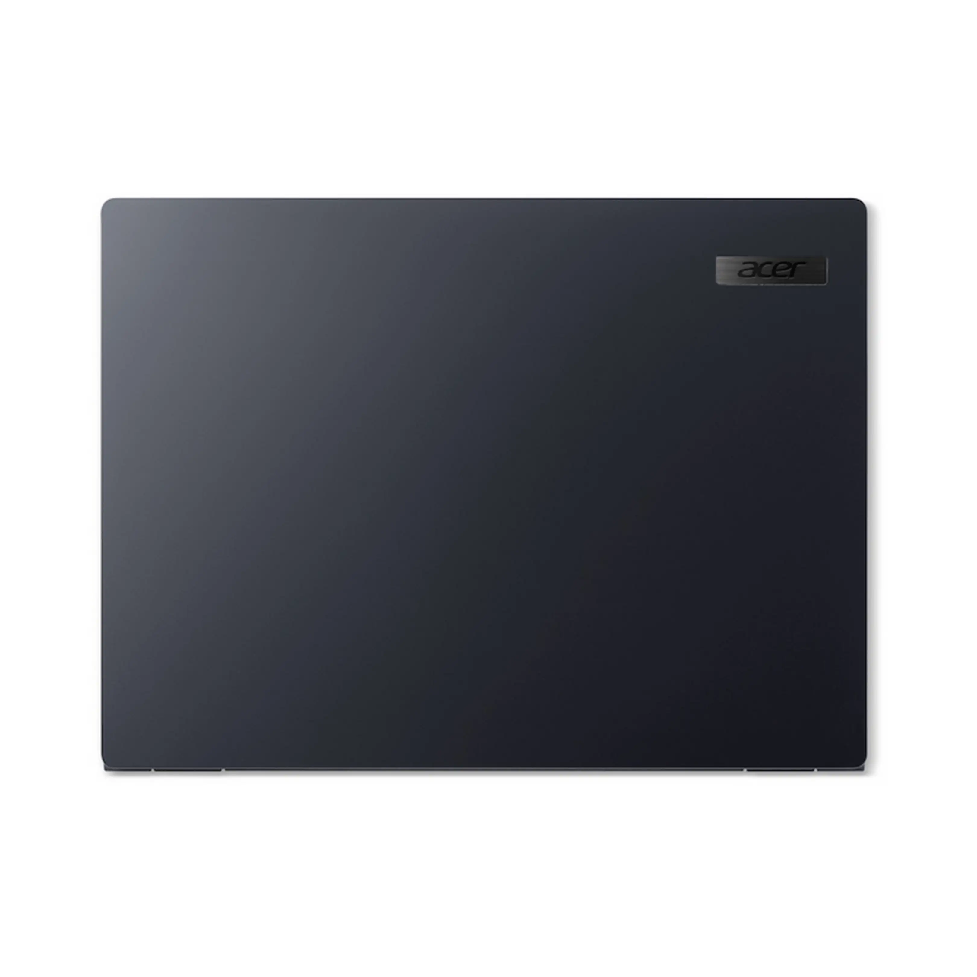 Laptop Acer grigio scuro chiuso su sfondo bianco con logo argentato.