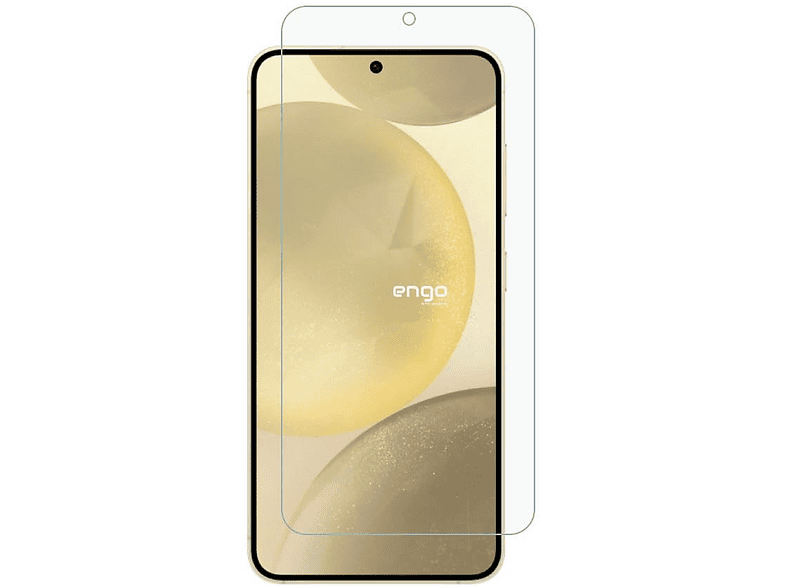 ENGO Samsung Galaxy S24 İle Uyumlu 9H Kırılmaz Esnek Nano Cam HD Ekran Koruyucu