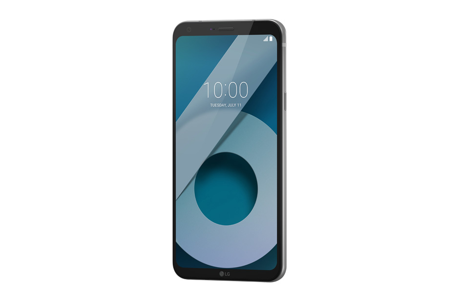 Uno smartphone con angoli arrotondati e sfondo blu, che mostra le 10:00.