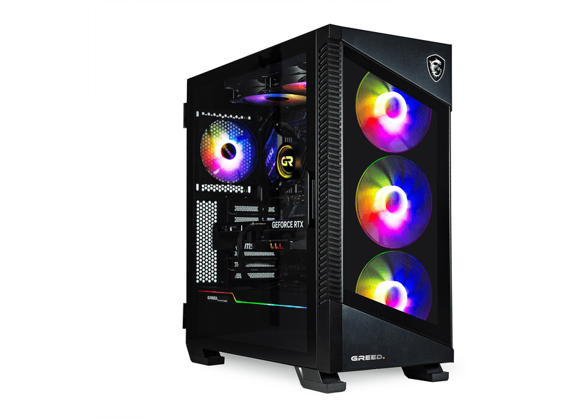 GREED MK5 INTEL PC | DDR5 Fekete Gamer PC (/Radeon™ RX 9070 XT/32 GB ...