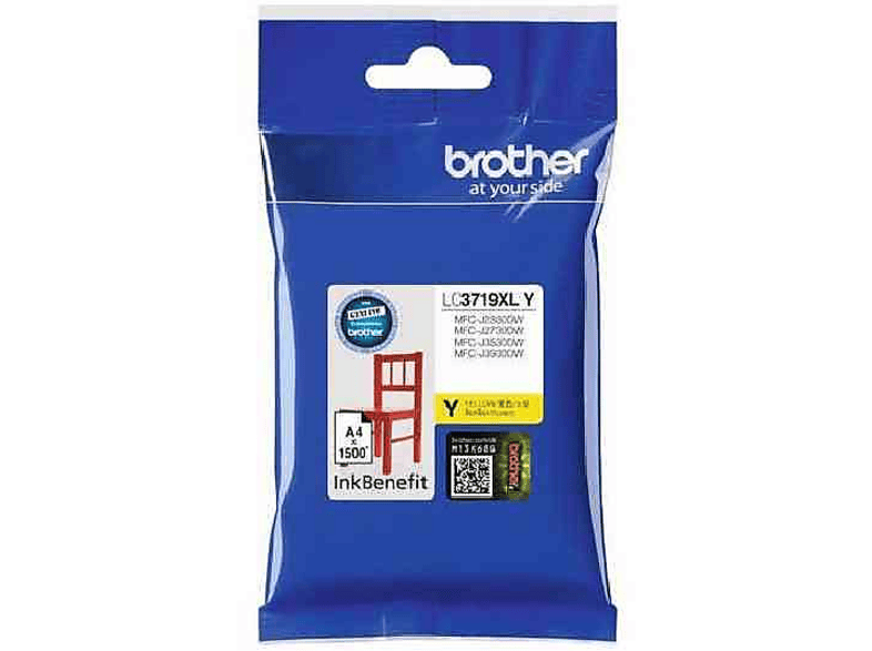 BROTHER LC3719XL Yüksek Kapasiteli Kartuş Mürekkep baskı Sarı