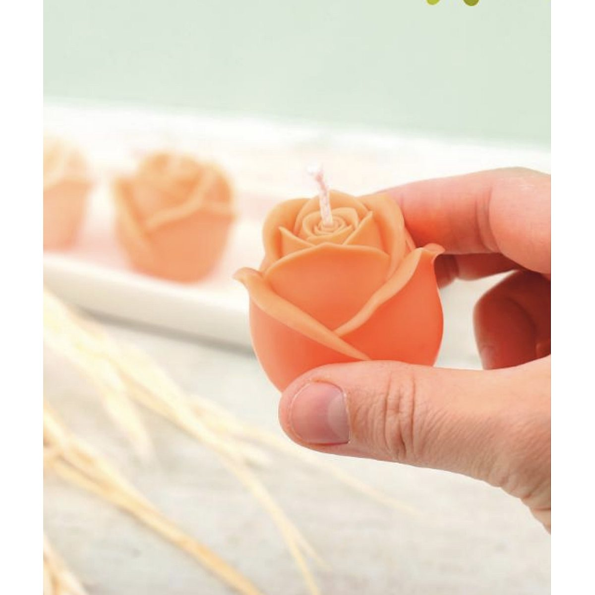 GRAINE CREATIVE Blumen-Trio-Kerzenset Bastelset | MediaMarkt