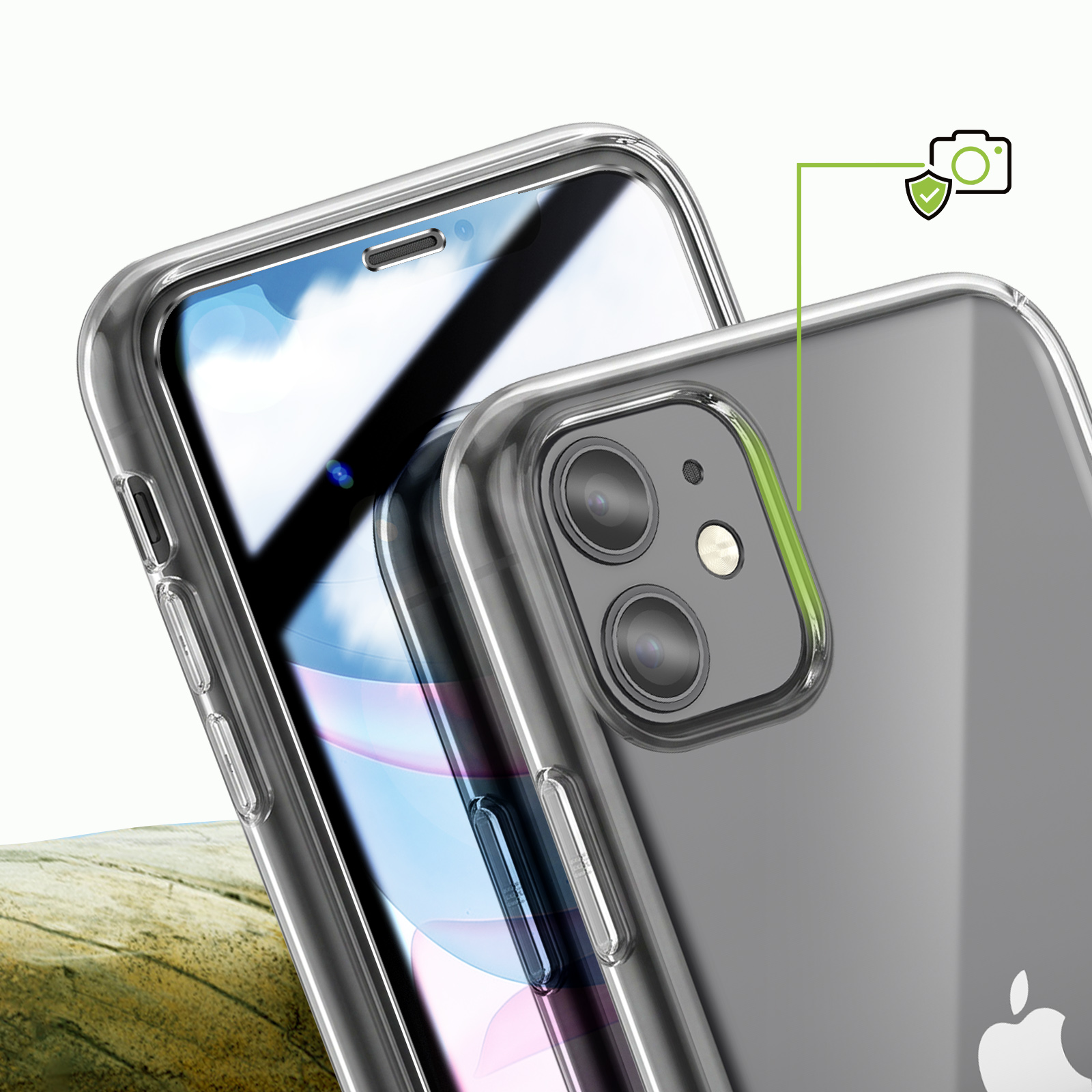 AVIZAR Complete Protection Pack, Backcover, Apple, iPhone 11 ...