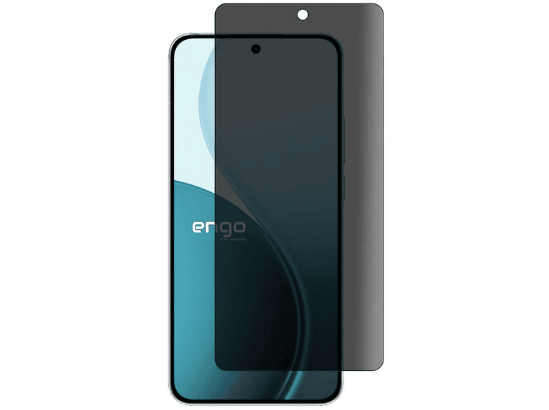 ENGO Oppo Reno 14 Pro İle Uyumlu Hayalet Yandan Görünmeyen 9H Kırılmaz Nano Cam Ekran Koruyucu