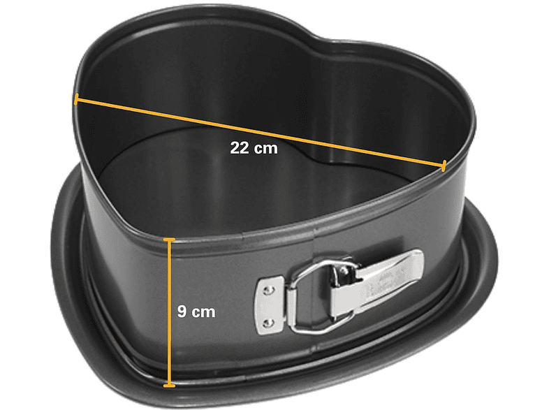RBV BIRKMANN Springform Herz Easy Baking Springform herzförmig 22 cm ...