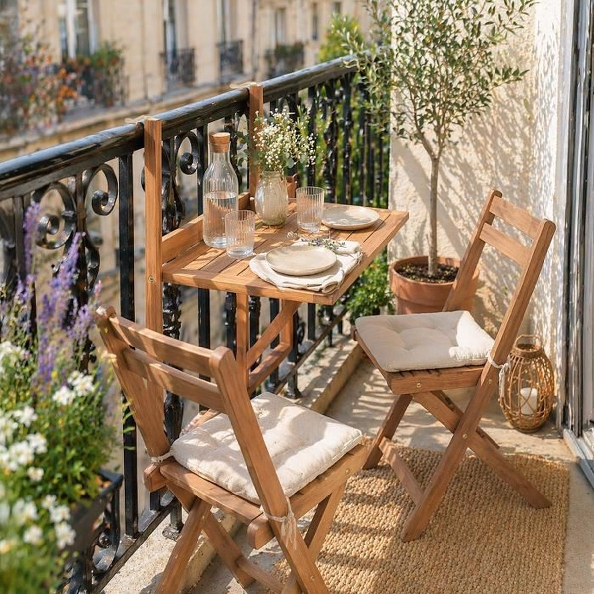 AUCUNE LILOU Balkon-Klapptisch
