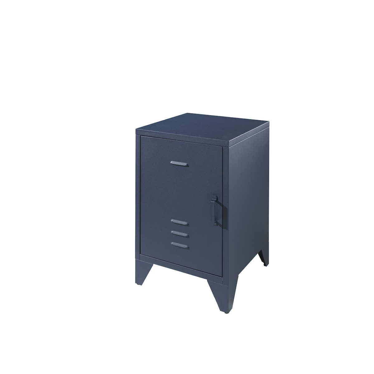 VIPACK Metall-Nachttisch Bronxx 1 Tür 1 60 x 40 x 40 cm Regal