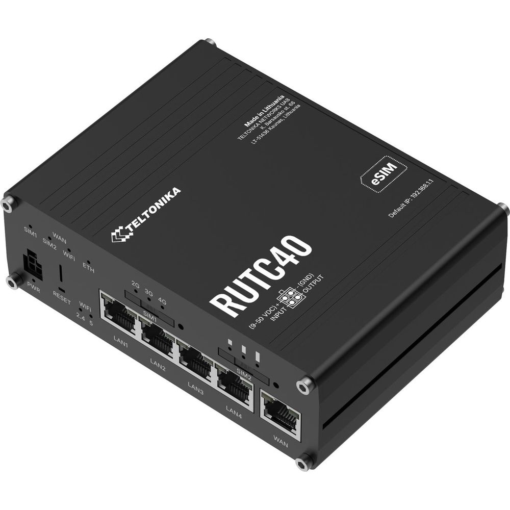 TELTONIKA RUTC40 Global 4G Edge Wi-Fi 6 LTE-Industrie-Router | MediaMarkt