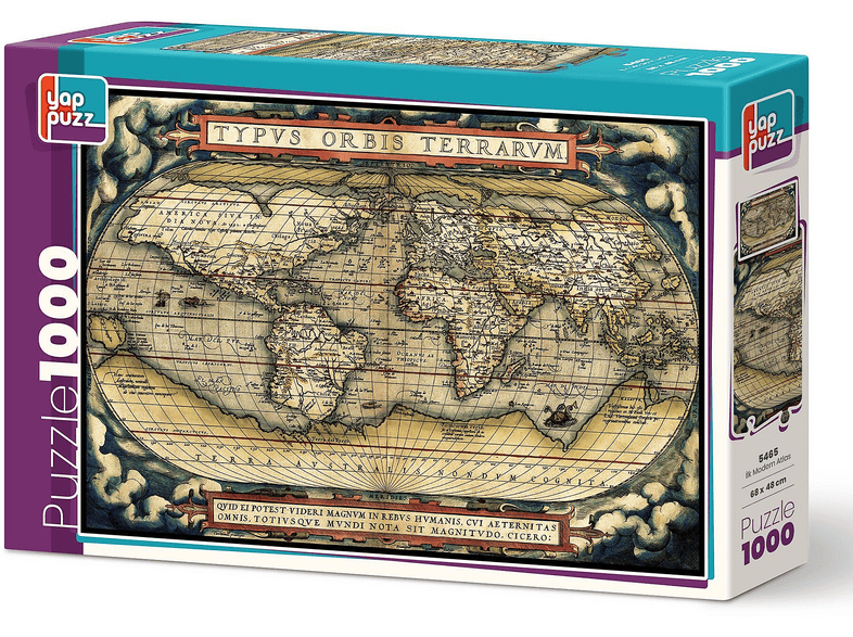 YAPPUZZ İlk Modern Atlas 1000 Parça Puzzle