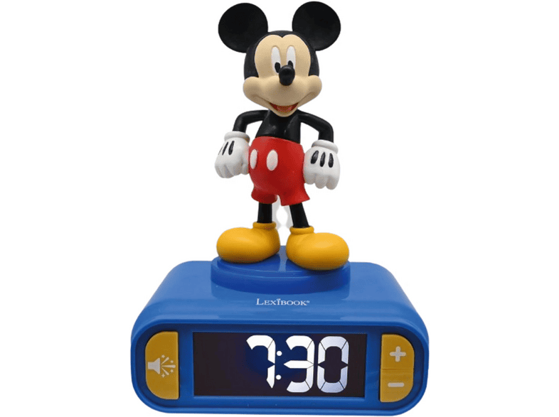 LEXIBOOK MICKEY MOUSE WECKER MIT 3D NACHTL-FIGUR BES. KLIN Spielzeug ...