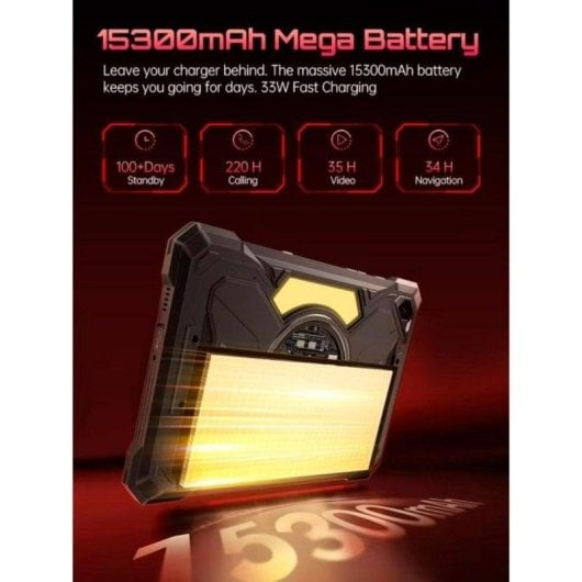 Ein robustes Tablet mit großer 15300mAh Batterie und integrierter Notbeleuchtung.