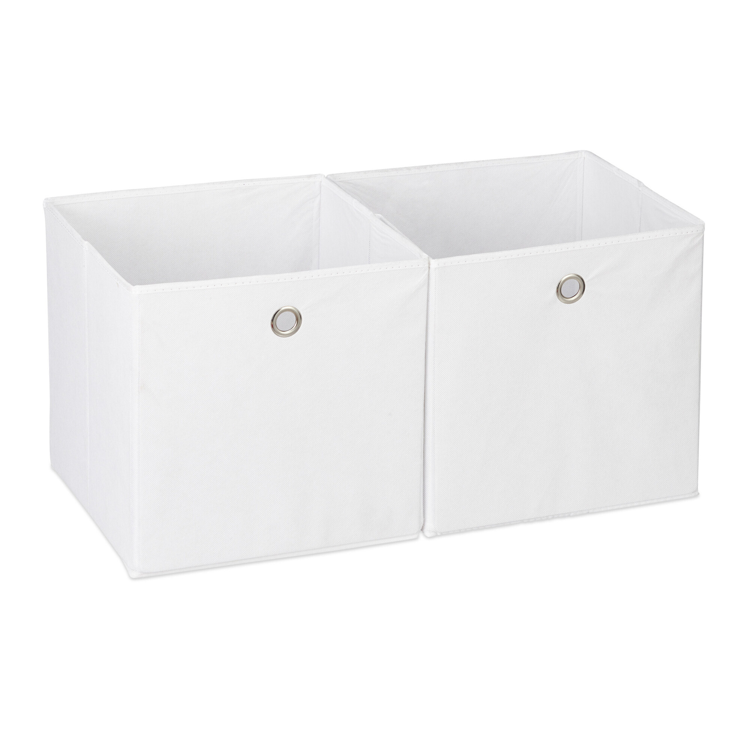 RELAXDAYS 2x Aufbewahrungsbox Aufbewahrungsboxen Weiß