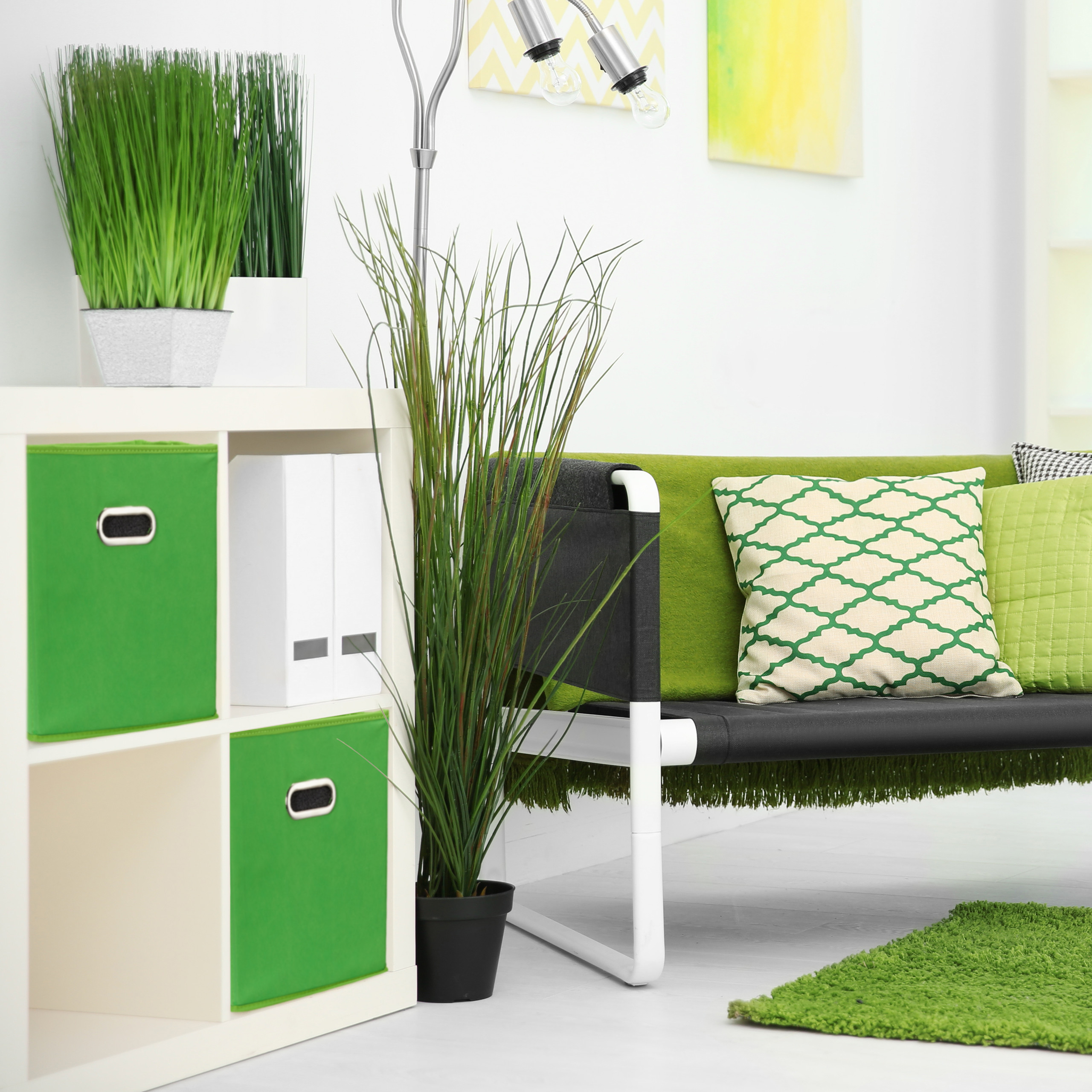 RELAXDAYS 2x Aufbewahrungsbox Aufbewahrungsboxen Grün