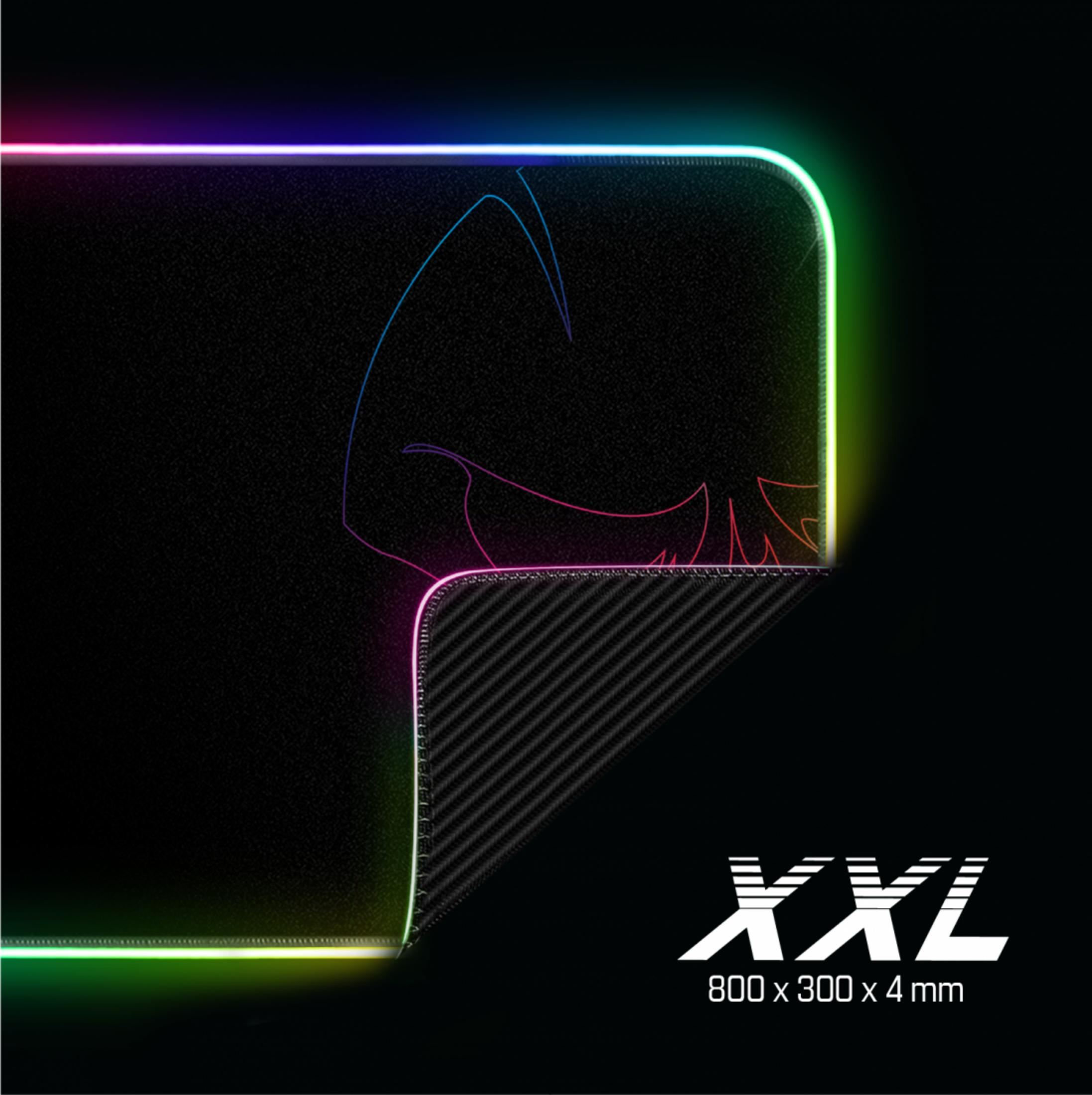 Podkładka pod mysz XXL z podświetleniem RGB.