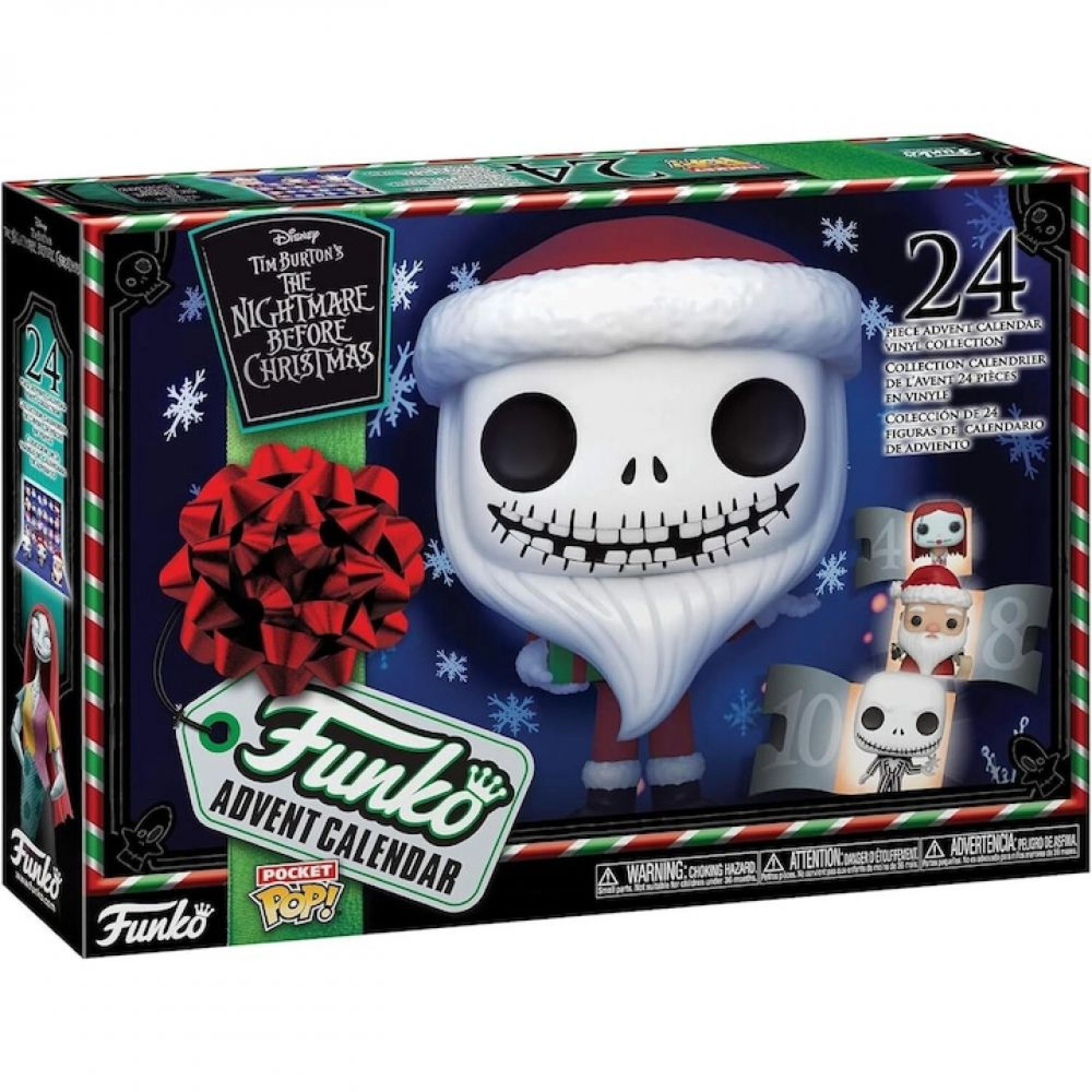 The Nightmare Before Christmas Funko Adventkalender mit Jack Skellington als Weihnachtsmann.