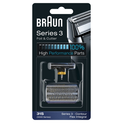 Verpackung von Braun Series 3 Scherkopf und Knde, Ersatzteile fr Rasierer.