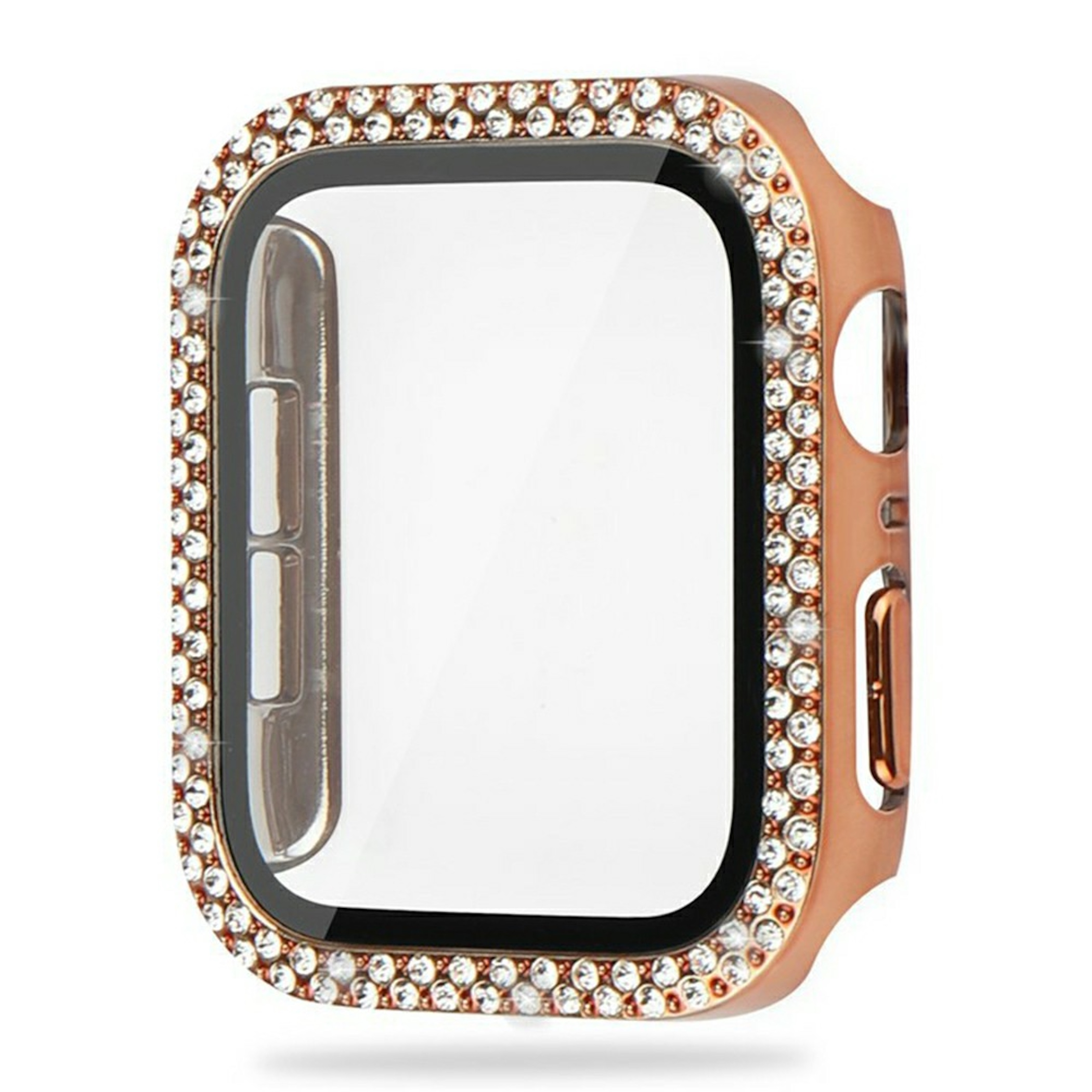 WIGENTO Kunststoff Design Hülle + H9 Hart Glas Watch Schutz Hülle(für ...