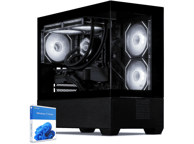 SEDATECH AMD Ryzen 7 5800X3D mit Wasserkühlung, Gaming PC mit AMD Ryzen ...
