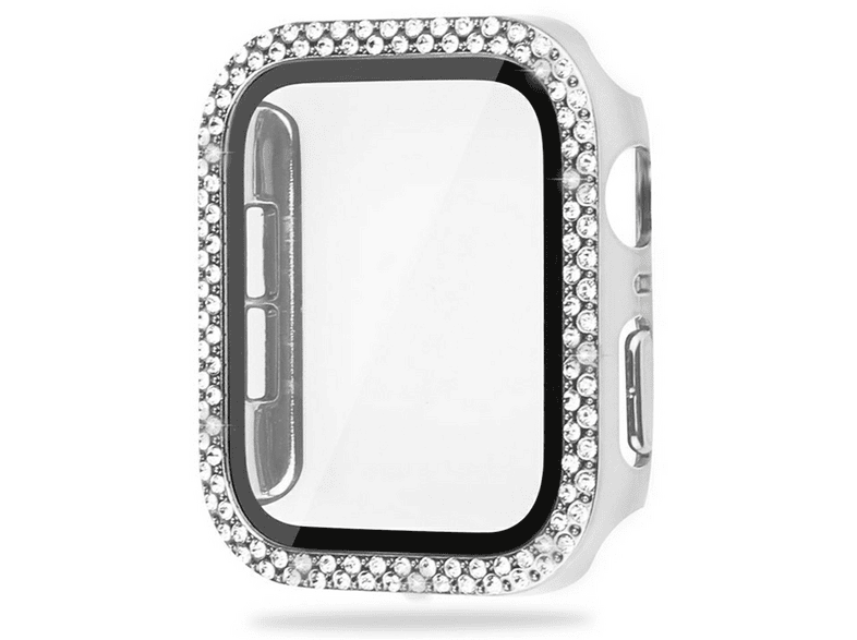 WIGENTO Design Hülle + H9 Hart Glas Watch Schutz Hülle(für Apple Watch ...