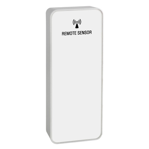 Biały czujnik zdalny z napisem REMOTE SENSOR na białym tle.