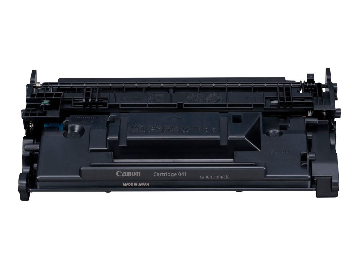 A black Canon Cartridge 041 printer toner cartridge against a white background.