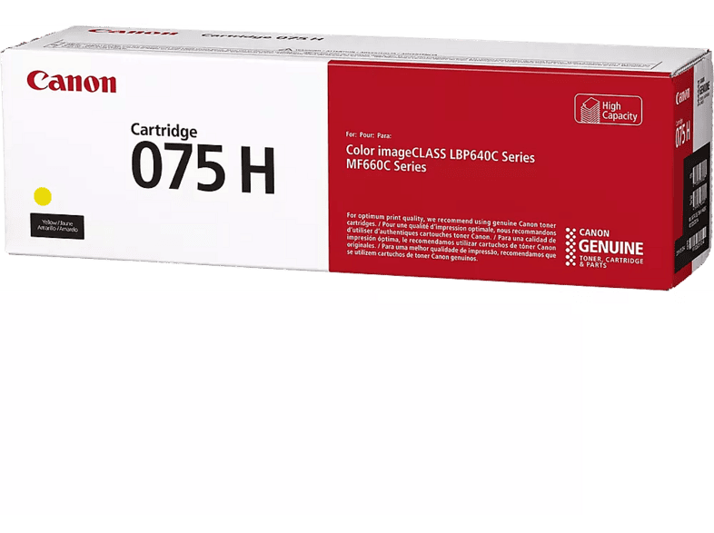 CANON CRG-075H Y 2.500 Sayfa Toner MF664 Lazer baskı Sarı Fiyat
