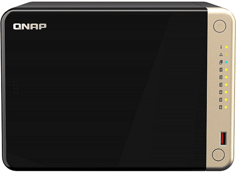 QNAP Turbonas TS-664-8G 8GB 6 BAY 2x2.5G LAN NAS Depolama Ünitesi