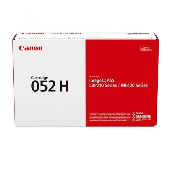 A white and red Canon Cartridge 052 H box on a plain white background.