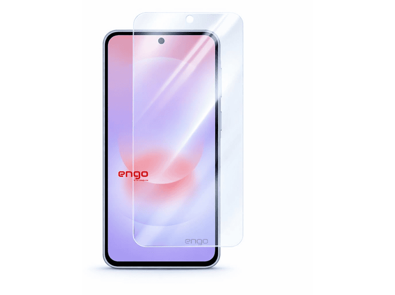 ENGO Samsung Galaxy A37 İle Uyumlu 9H Kırılmaz Esnek Nano Cam HD Ekran Koruyucu