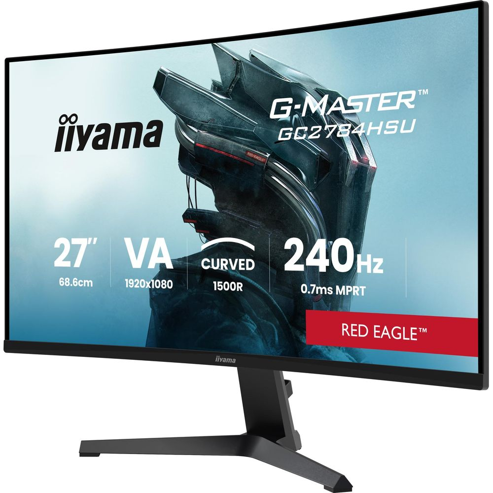 Zakrzywiony monitor Iiyama G-Master 27 cali z 240Hz i panelem VA.
