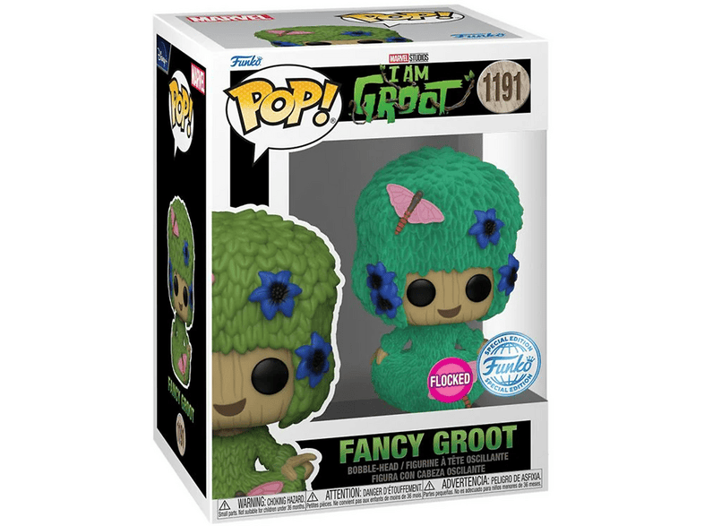 FUNKO Groot beflockt | I Am Groot Figur | 1191 | 9,5 cm Sammelfigur ...