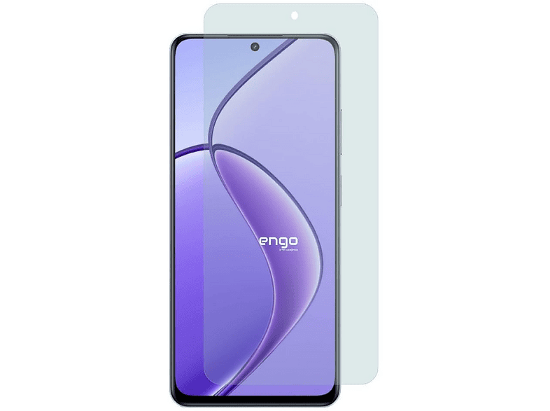 ENGO Realme 12 5G İle Uyumlu 9H Kırılmaz Esnek Nano Cam HD Ekran Koruyucu