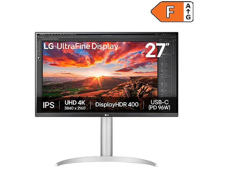 LG 27" 27UP850K-W 5Ms 60Hz 4K IPS MONITOR-BEYAZ