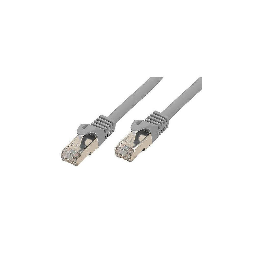 Zwei graue Ethernet-Kabel mit RJ45-Steckern auf weißem Hintergrund.