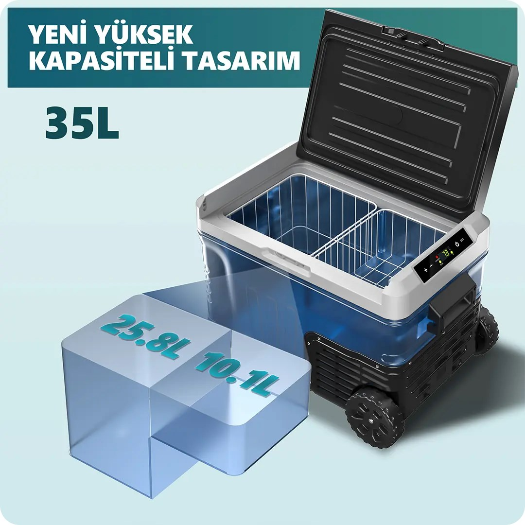 EUHOMY CF003-35BL - Rover W2 35ML Oto Buzdolabı