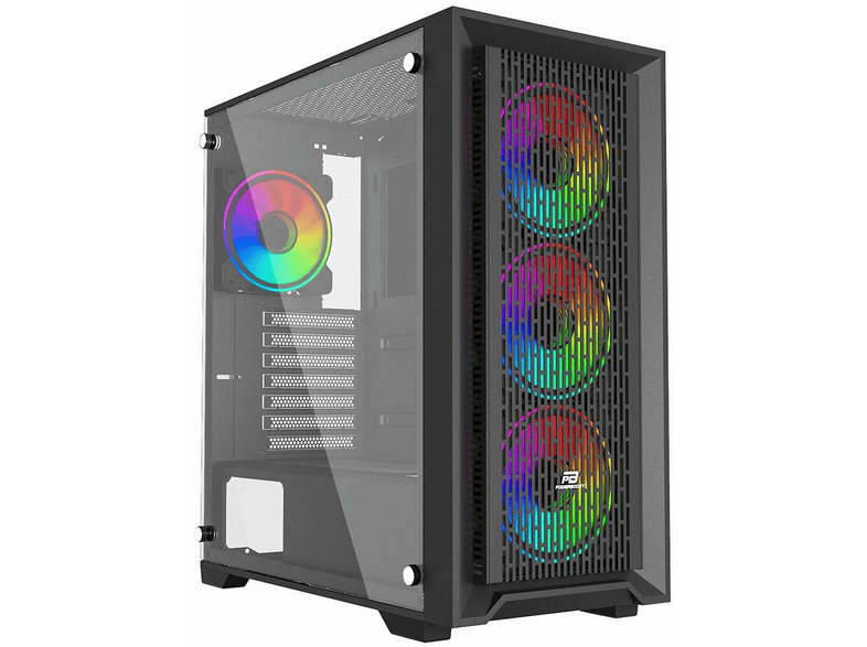 POWERBOOST PB-P705B 650W 80+ Bronz USB 3.2 ARGB ATX Mid Tower Bilgisayar Kasası