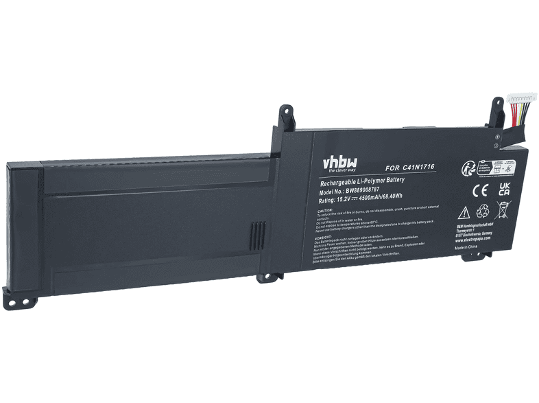 VHBW 90881 Li-Polymer Akku, Li-Polymer, 15.2 Volt, 4500 mAh | SATURN