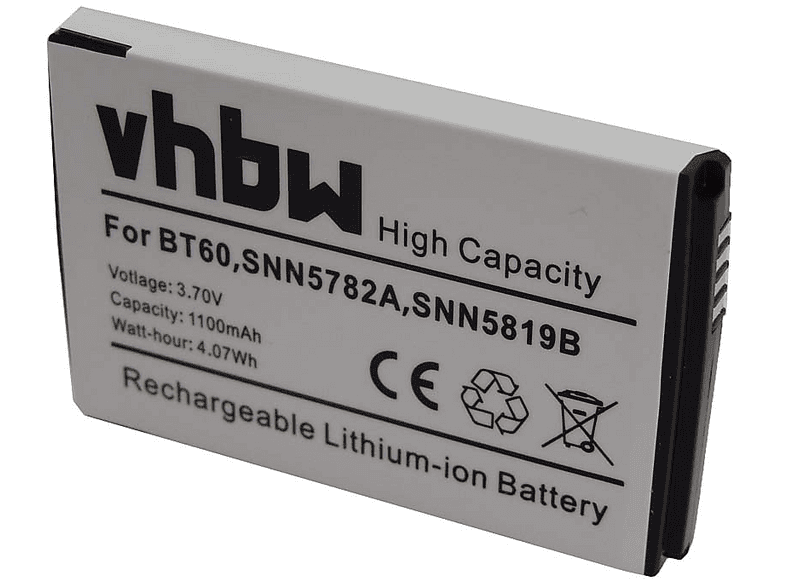 VHBW 53803 Li-Ion Akku, Li-Ion, 3.7 Volt, 1100 mAh | MediaMarkt