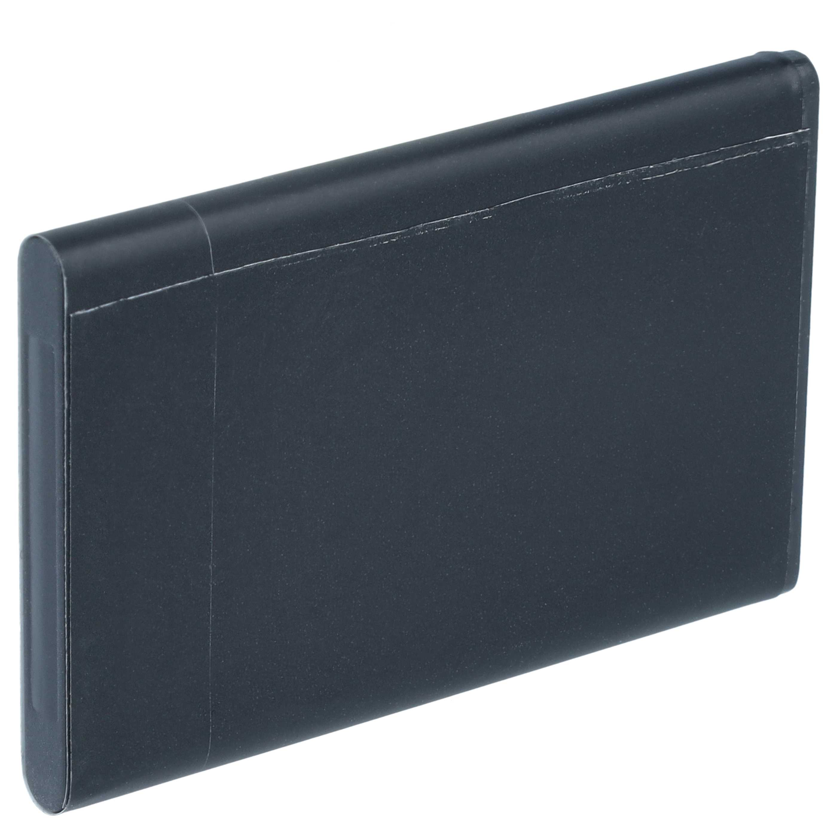Ein schlankes, schwarzes Etui auf weißem Hintergrund.