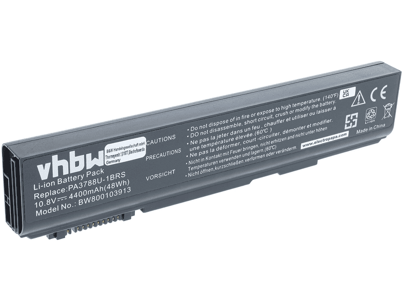 VHBW 17841 Li-Ion Akku, Li-Ion, 10.8 Volt, 4400 mAh | MediaMarkt