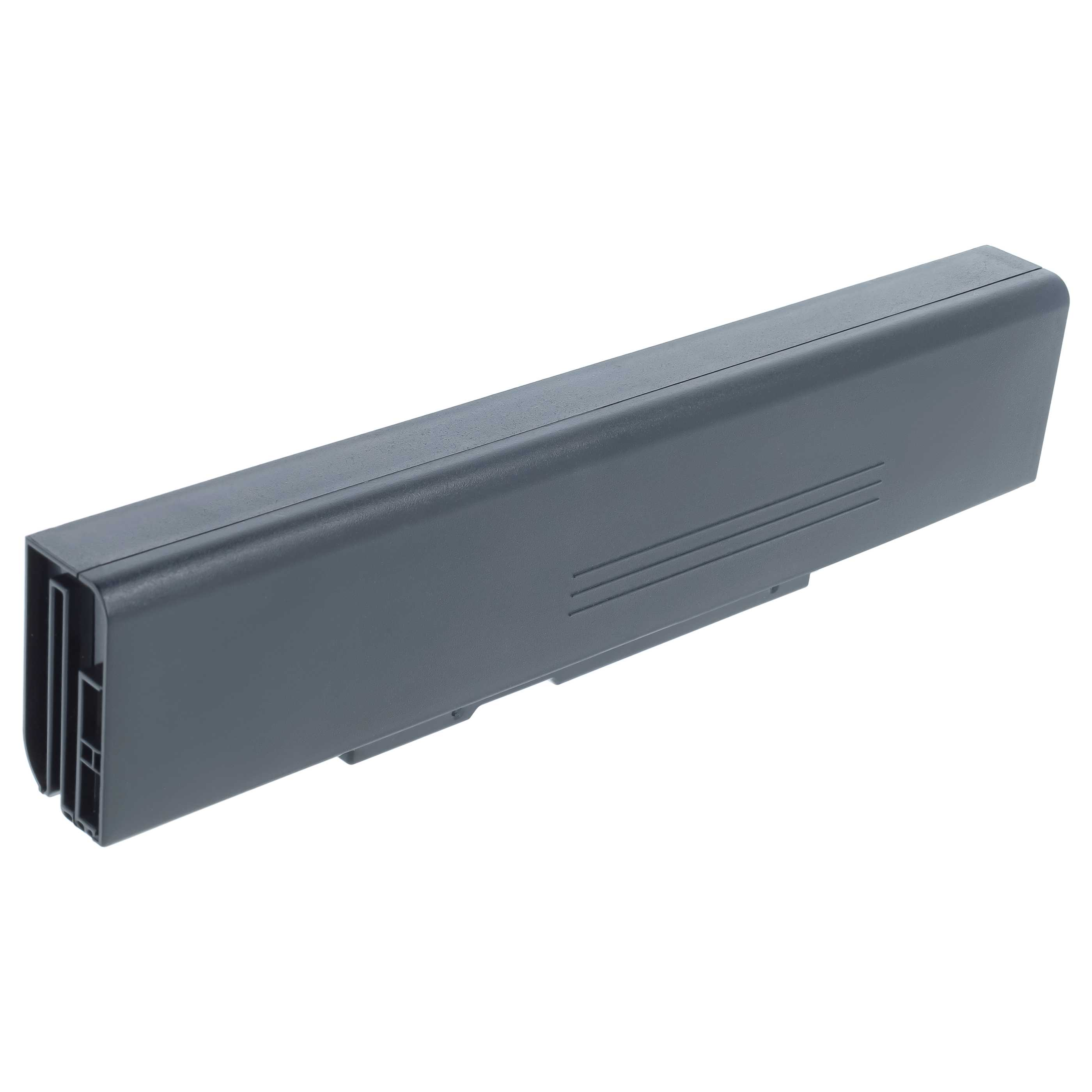 Eine graue Laptop-Batterie auf weißem Hintergrund.