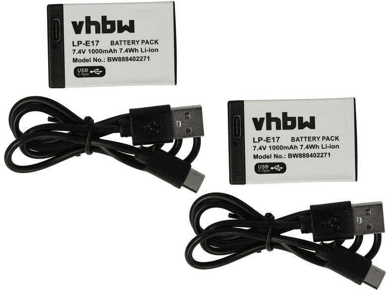 VHBW 98798 Li-Ion Akku, Li-Ion, 7.4 Volt, 1000 mAh | SATURN
