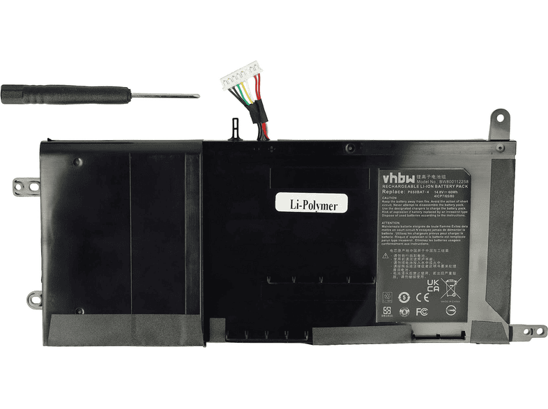 VHBW 96928 Li-Polymer Akku, Li-Polymer, 14.8 Volt, 4050 mAh | SATURN