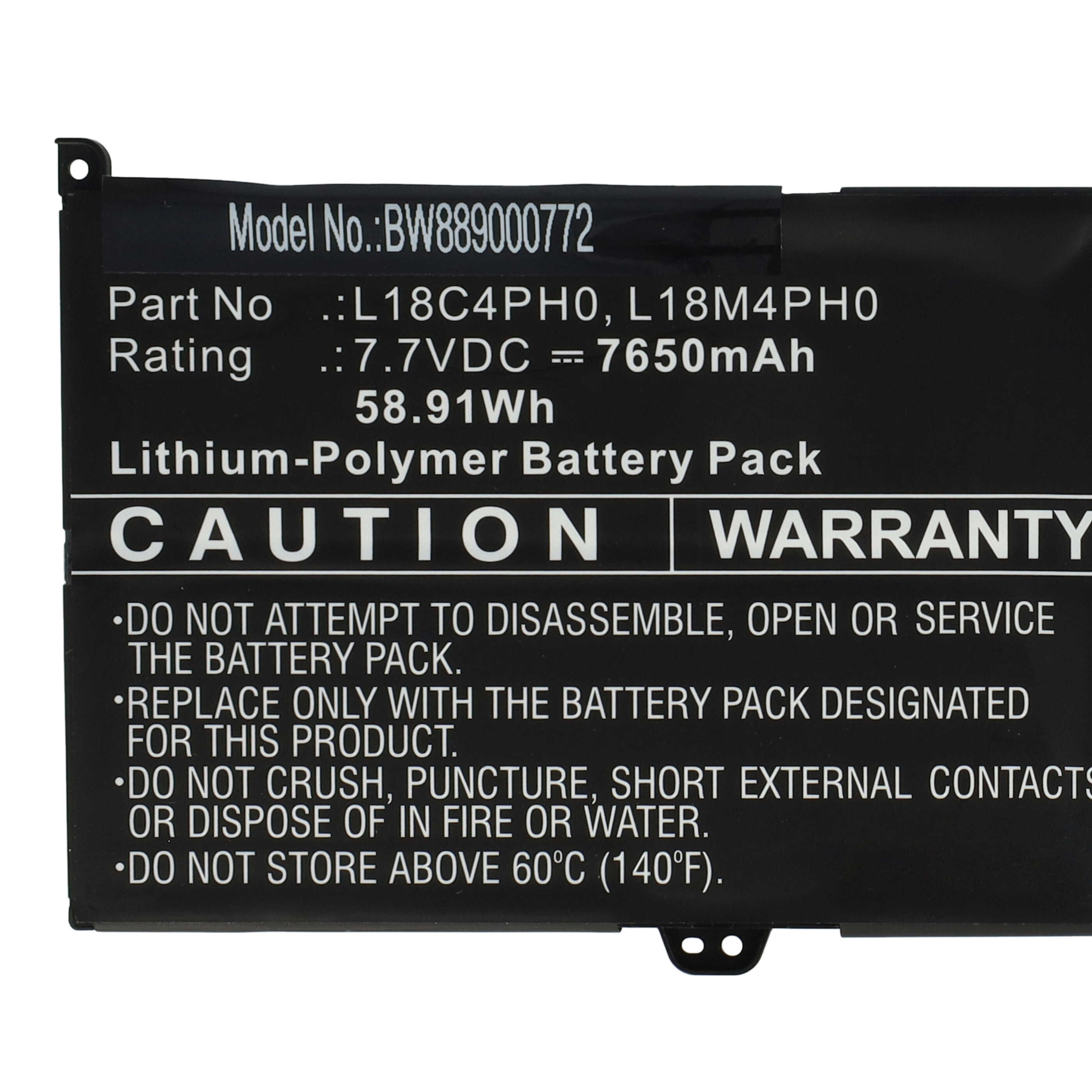 VHBW 76071 Li-Polymer Akku, Li-Polymer, 7.7 Volt, 7650 mAh | MediaMarkt