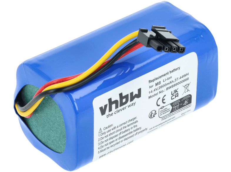 VHBW 46542 Li-Ion Akku, Li-Ion, 14.4 Volt, 2600 mAh | MediaMarkt