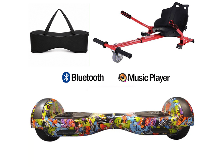 CITYMATE D22 Elektrikli Kaykay Scooter Akıllı Denge + HoverKart + Çanta Extrem Paket Hoverboard